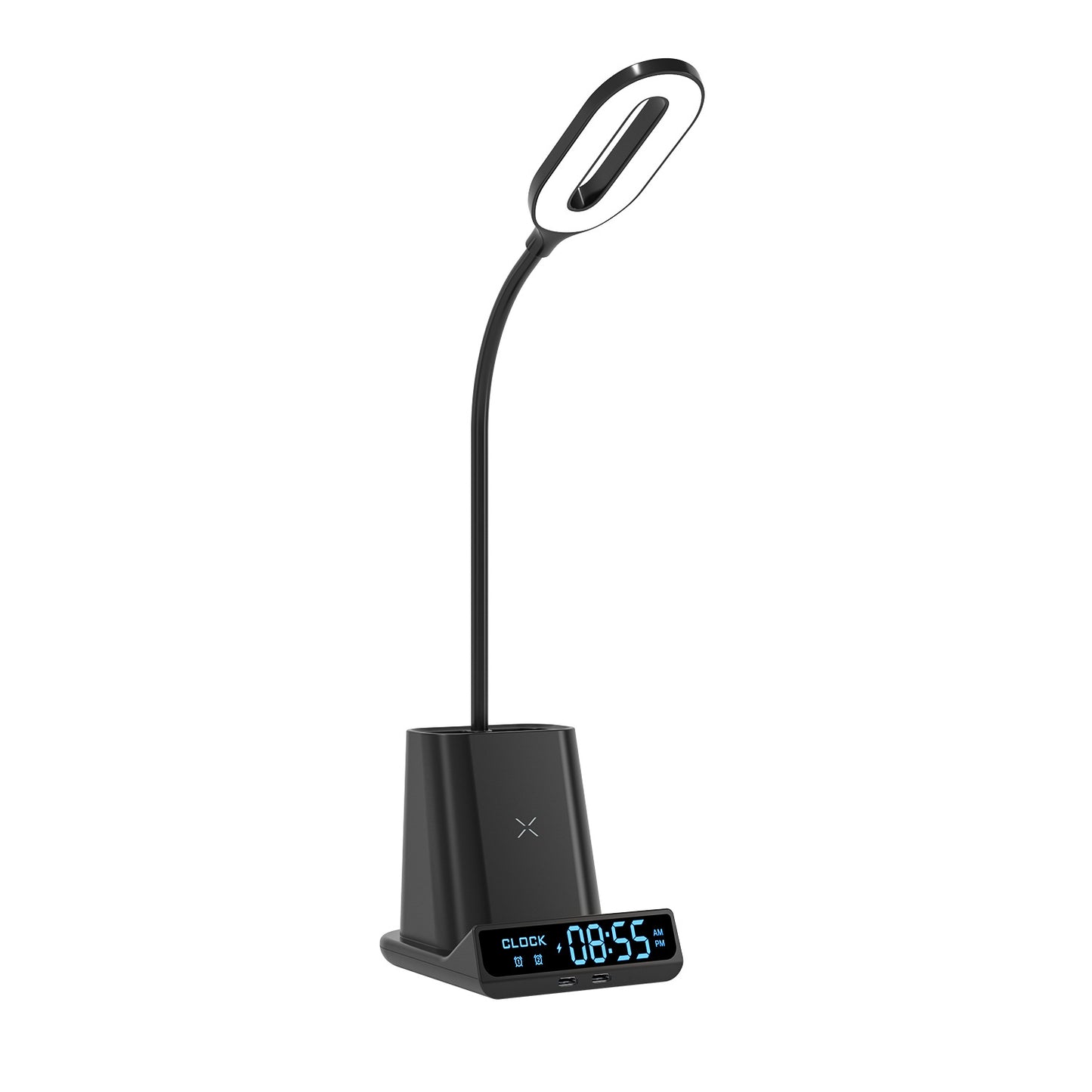 Wireless Charging Lamp Multi-function Pen Holder Storage Box