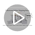 Calenzana 8x6x4 Shipping Boxes Set of 40, White Corrugated Cardboard Box for Mailing Packing Gifts Small Business