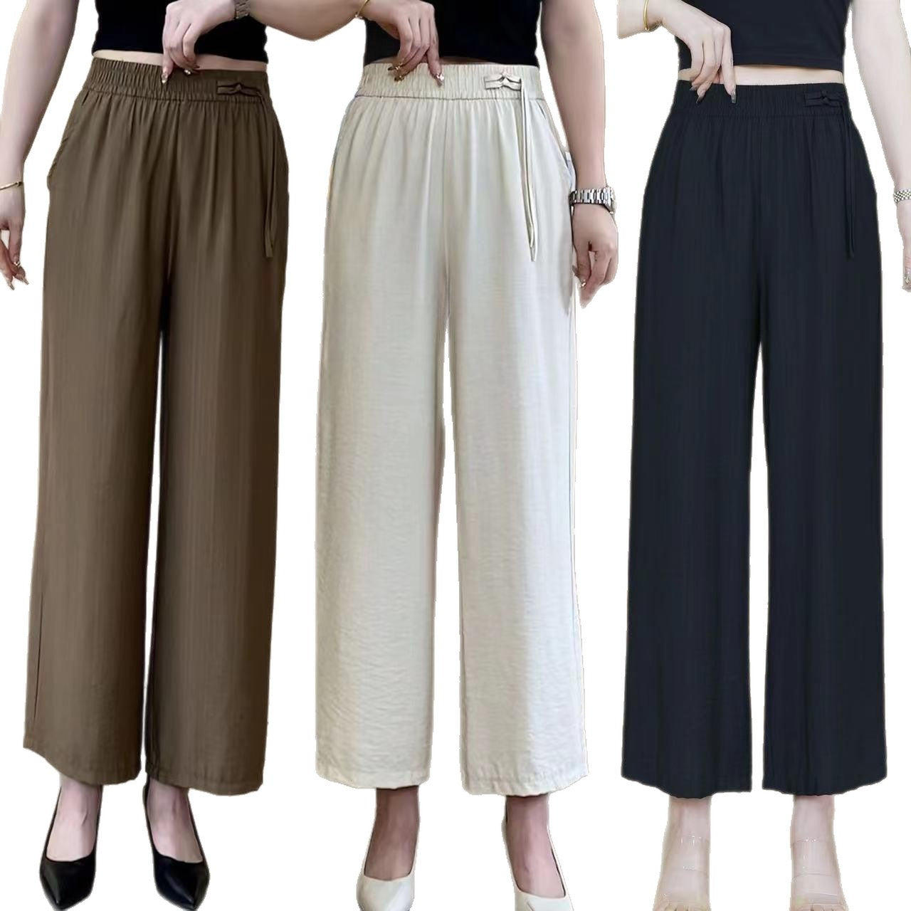 Summer New Chinese-style Capri Pants For Women