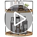 Dorhors 2-Tier Bathroom Counter Organizer,Vanity Counter Corner Shelf, Skincare, Wood Countertop Bathroom Storage and Orga...