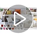 OTOSTAR Pack of 2 Throw Pillow Covers 12x20 Inch Linen Beige Pillowcases Farmhouse Decorative Solid Pillow Covers 30x50 cm...
