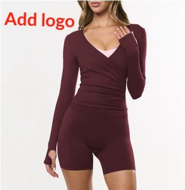 Training Wear Outer Wear Quick-drying Yoga Clothes Women's Long-sleeved Top