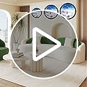 alblinsy Round Photo Frame Wooden Wall Hanging Picture Frames for Home Office Wall Decor (Black, 10 inch)