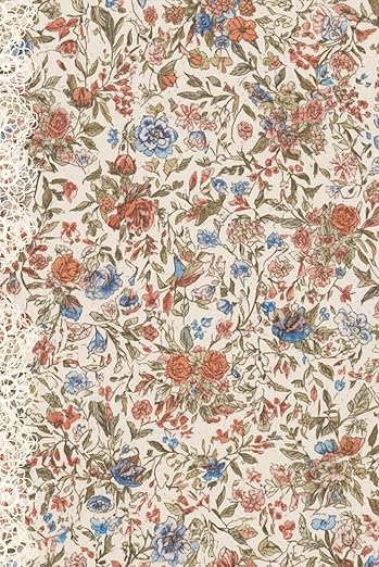 Antique Ditsy Floral Notebook: 100 Lined Pages, 6x9 inch, Aesthetic Small Flower Pattern Journal for Writing (Ditsy Floral...