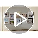 SESEAT 8x10 Picture Frames Rustic Brown with Mat Photo Frames 4 Packs for Tabletop or Wall