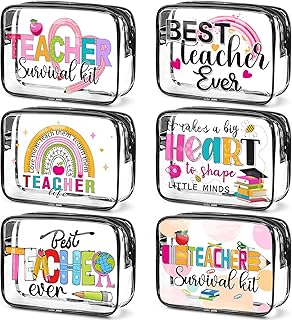 Cunno Makeup Bags Gifts for Women Teacher Beach Cruise Swim Nurse Dance Happy Graduation Gift Survival Kit Clear Cosmetic ...