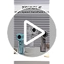 TriPole Portable Fan Mini Handheld Turbo Fan for Travel, 20H Max Cooling Time, 1-100 Speeds Rechargeable Battery Fans with...