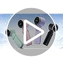 WHATOOK Portable Handheld Turbo Fan:12m/s Strong Wind 15000RPM High Speed Mini Fan, 4000mAh Battery Rechargeable Personal ...