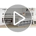 4 Pack Large Closet Storage Baskets Bins for Shelves | Fabric Closet Organizers and Storage with Handles Home Organization...