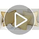 MADIZZ Pack of 2 Faux Rustic Linen Throw Pillow Covers with Flange Edge Soft Boho Natural Decorative Pillowcases for Sofa ...