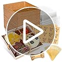 LNDIEHS 20Pcs Small Charcuterie Boxes with Clear Lids - Paper Mini Charcuterie Boxes To Go, Disposable Food Container with...