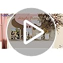 YOAEAILY Acrylic Sign Holder 8.5X11 Gold Frames Double-Sided Gold Picture Frames Flyer Holder for Menu Holder Wedding Tabl...