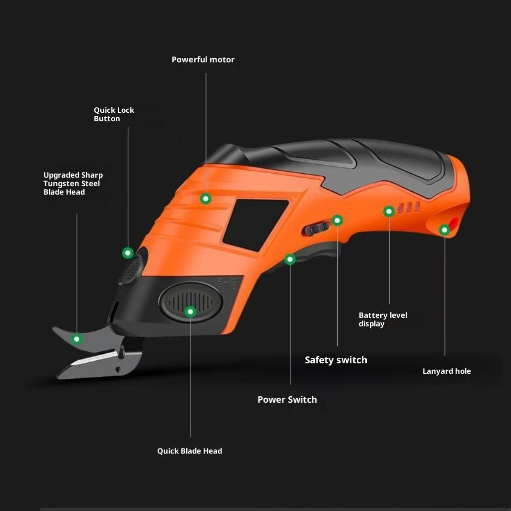 Charging Cutting Tungsten Steel Electric Scissors