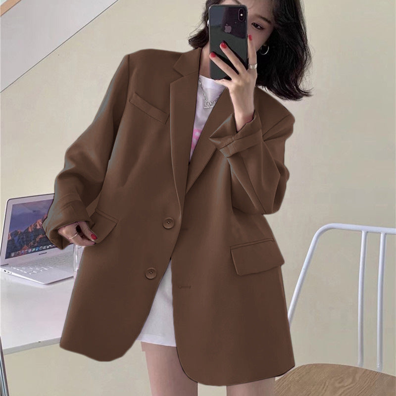 Korean-style British-style Suit Womens Coat