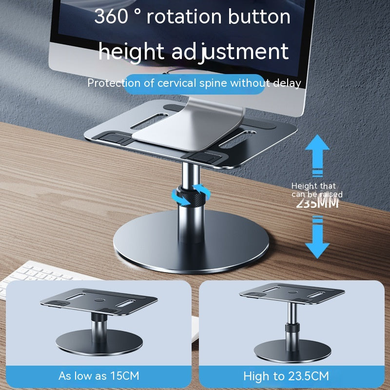 Mobile Folding Laptop Lifting Cooling Bracket