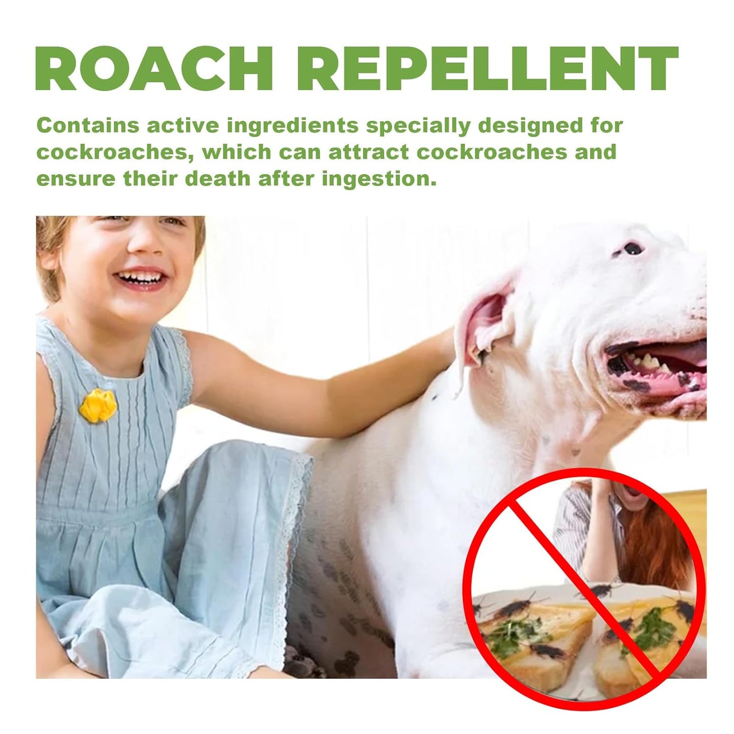 8pcs In 1box, Roach Killer Indoor Infestation, Roach Bait Gel Roach Traps Roach Repellent, Cockroach Killer Indoor Home For Small Large Cockroaches