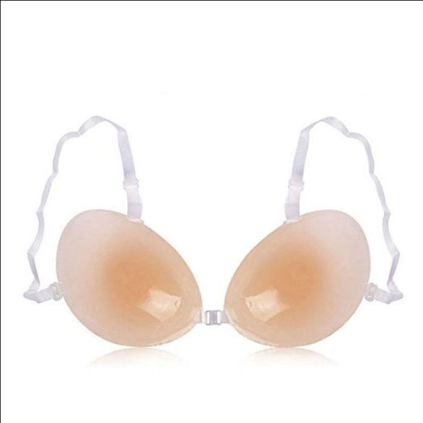 Women's Invisible Silicone Bra Adjustable Straps Lightweight Comfort Natural Lift For Daily Casual Sports Underwear Accessories