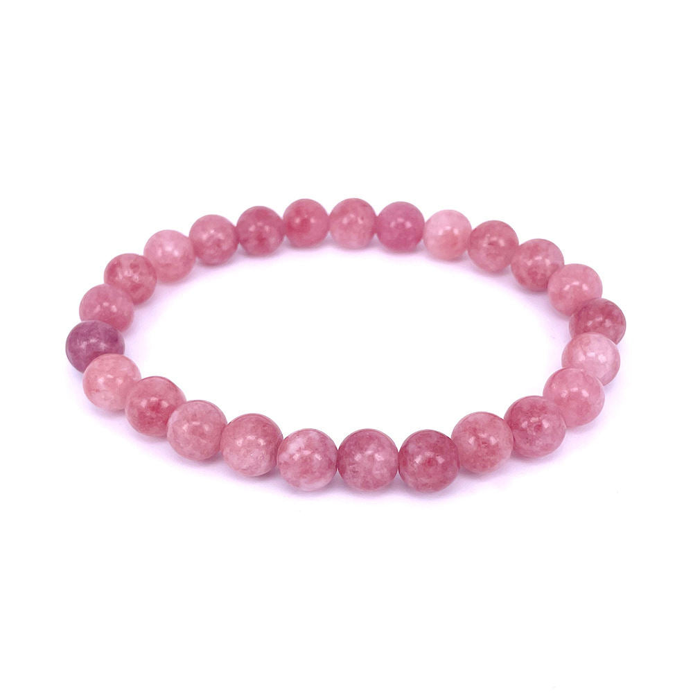 Sun Stone Beaded Stretch Bracelet Yoga