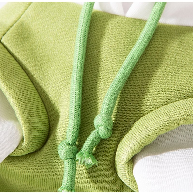 Autumn And Winter Dog Thin Fleece, Cool Style, Drawstring, Hooded, Cute Cartoon Hoodie, Small And Medium-sized Dog And Cat Pet Clothing