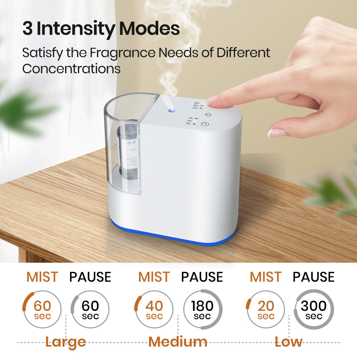 Household Essential Oil Fog Rechargeable Smart Light Can Be Timed Aroma Diffuser
