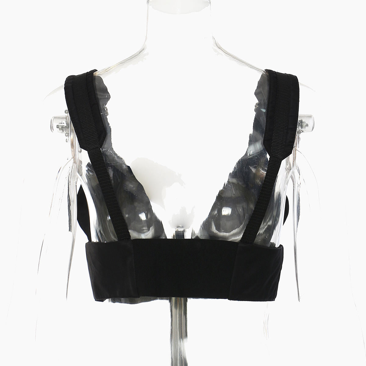 Elastic Waist Stitching Metal Adjustable Vest Accessories Top