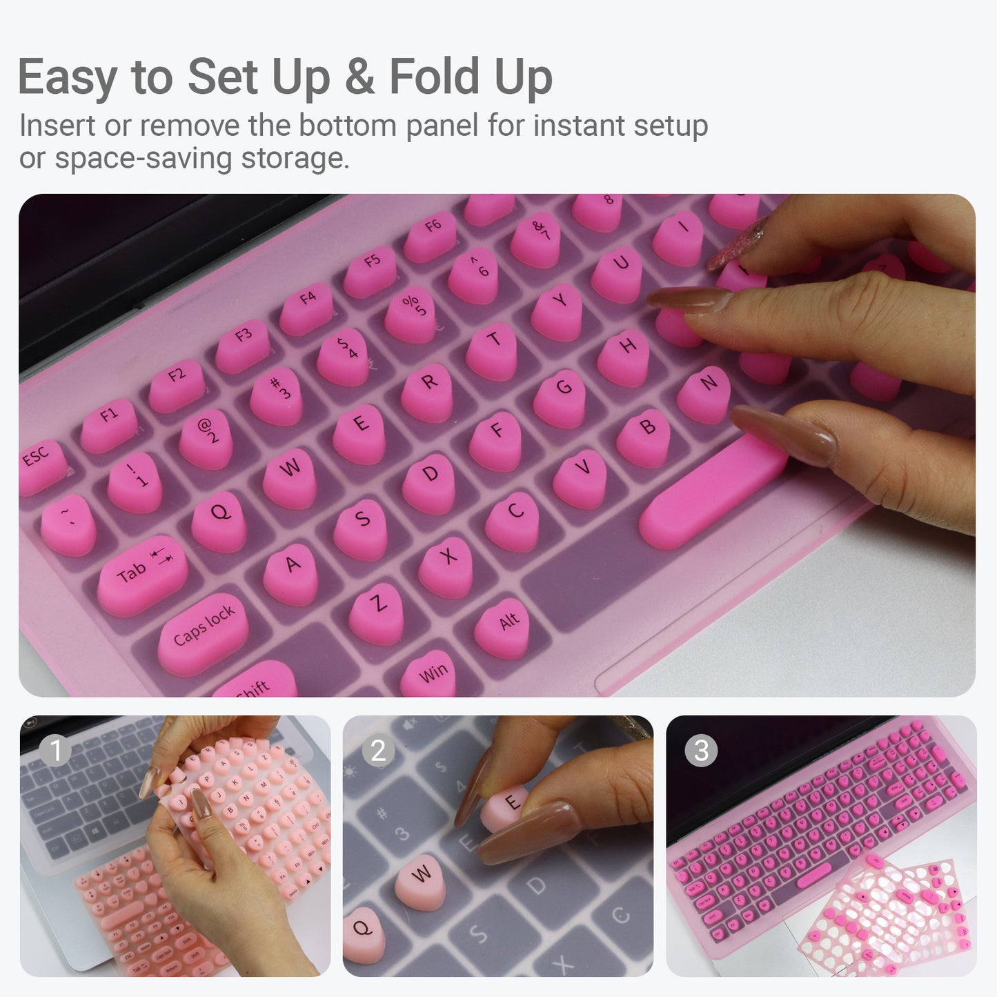 Computer Silicone Nail Art Keyboard Cover