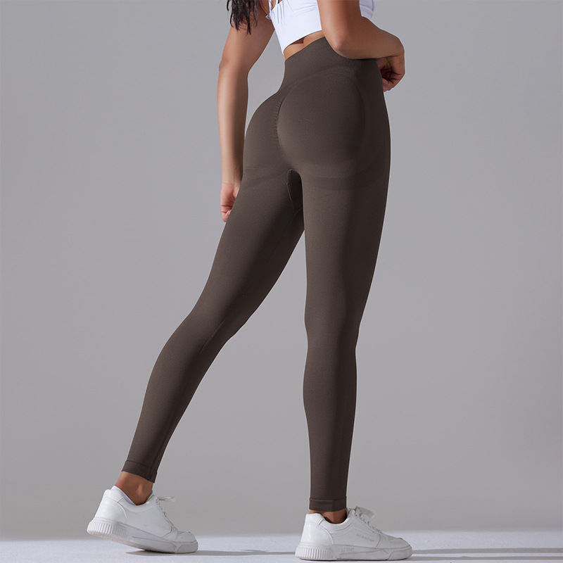 Womens High-Waisted Tight-Fitting Butt-Lifting Yoga Pants