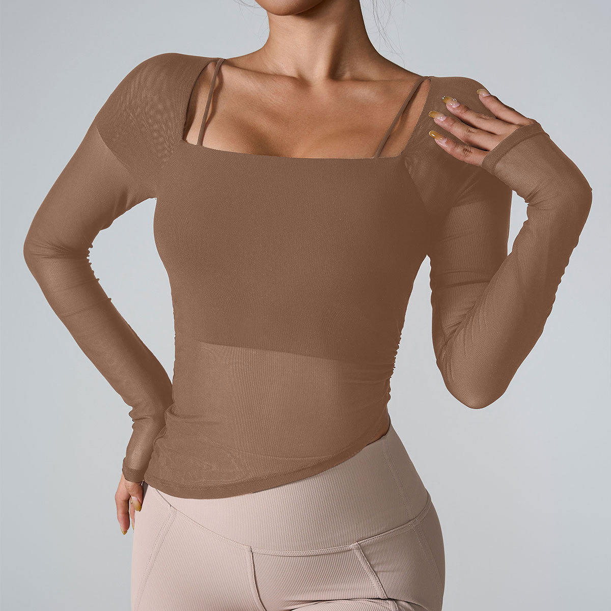 European And American Long Sleeve Yoga Wear