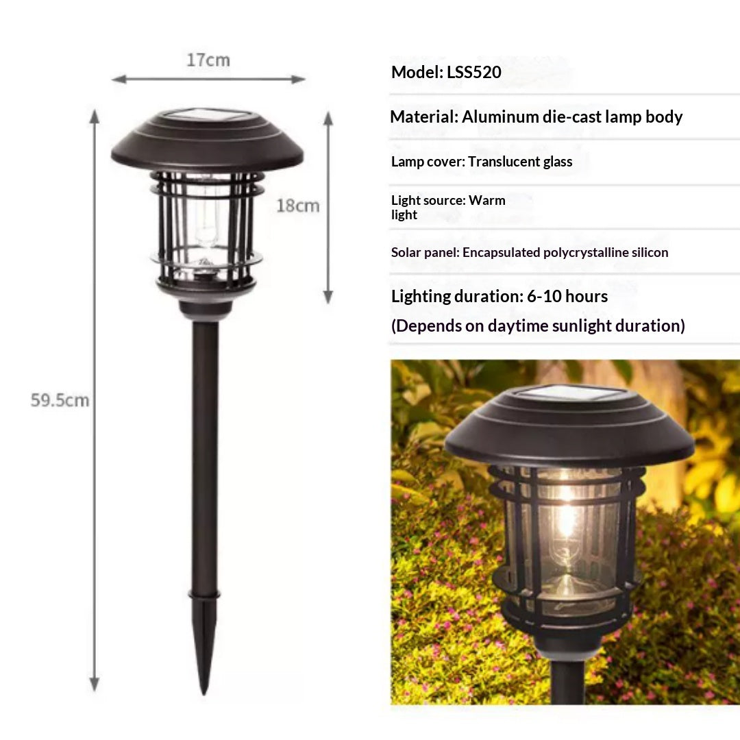 Solar Outdoor Lights, Courtyard Lights, Household Lawn Lights, Decorative Floor Sockets
