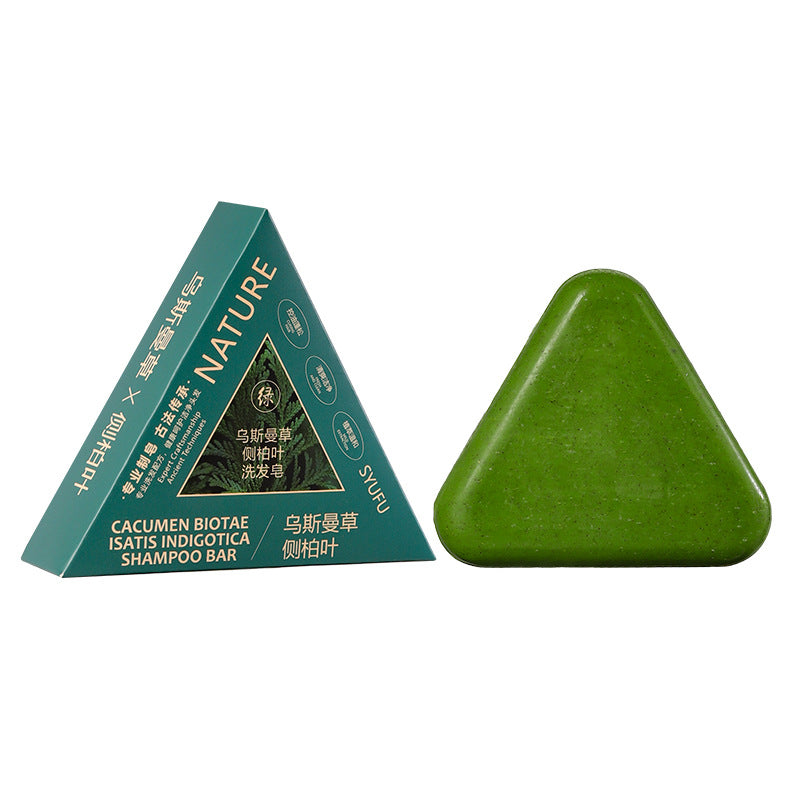 Customized Polygonum Multiflorum Herbal Nourishing Hair Care Soap With Juniper Leaf And Osmanthus Scent