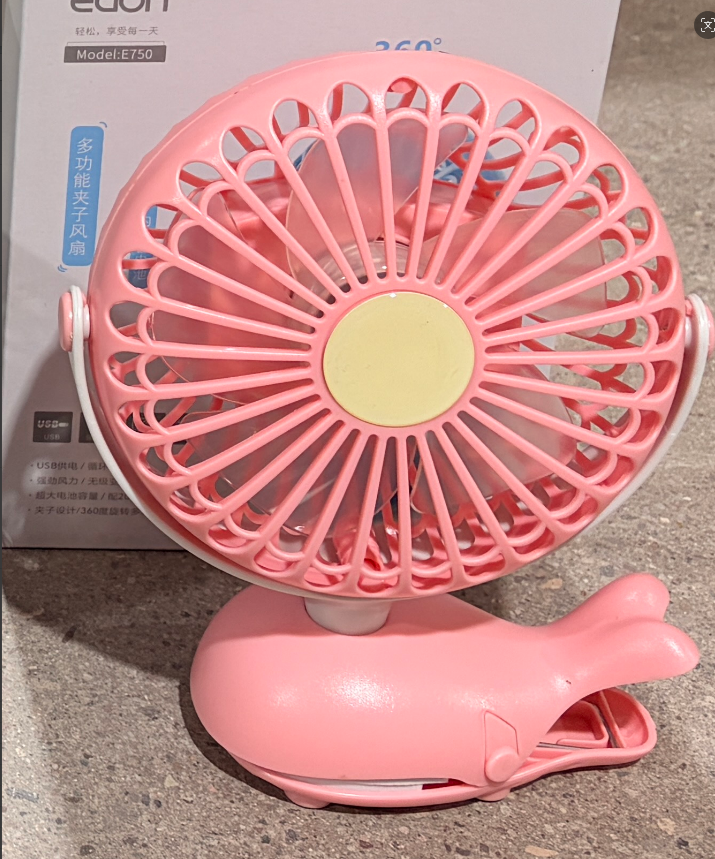USB Desktop Small Fan Dormitory Office Electric Fan With Cable