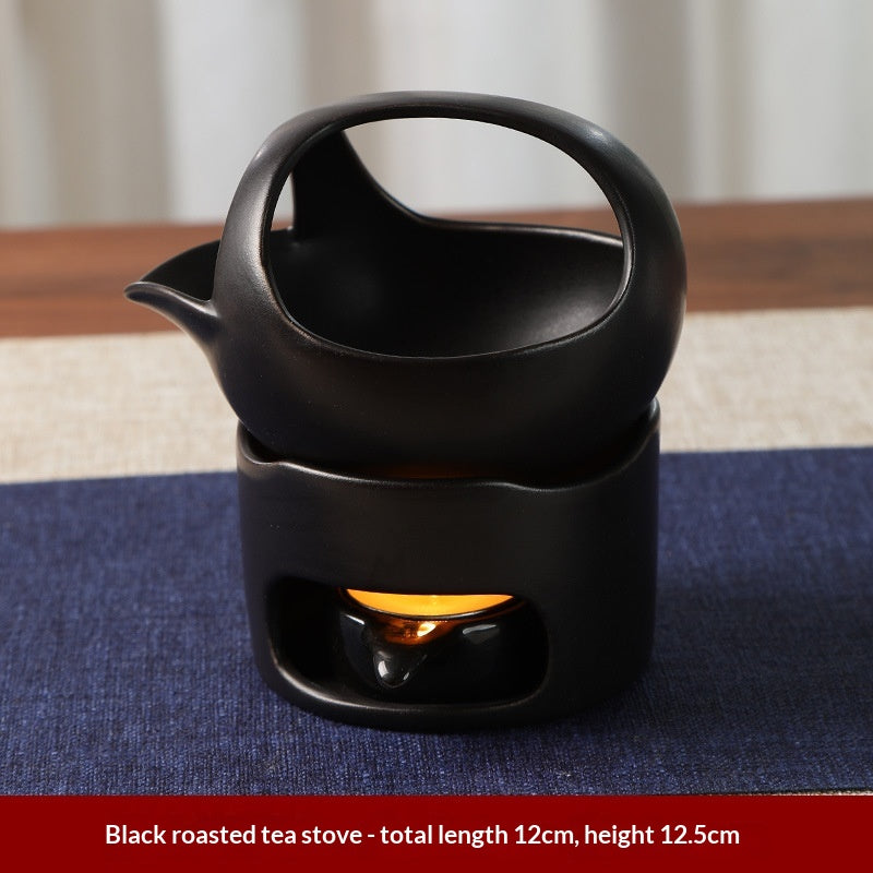 Coarse Ceramic Tea Stove Tea-Frying Device Tea Ceremony Accessories Small Household Tea-Frying Machine