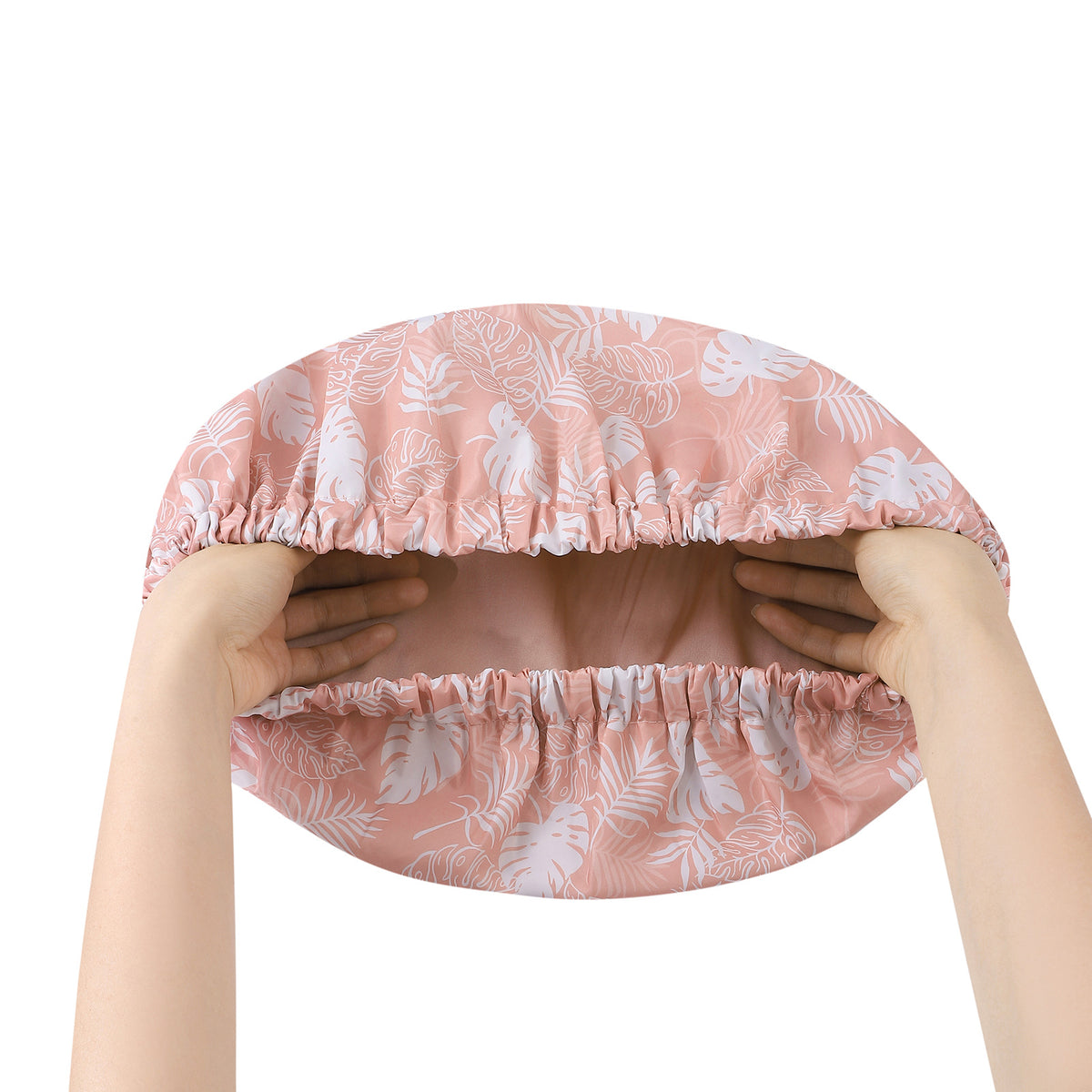 Silk-like Silk Fabric Bath Cap Premium Bathing Cap