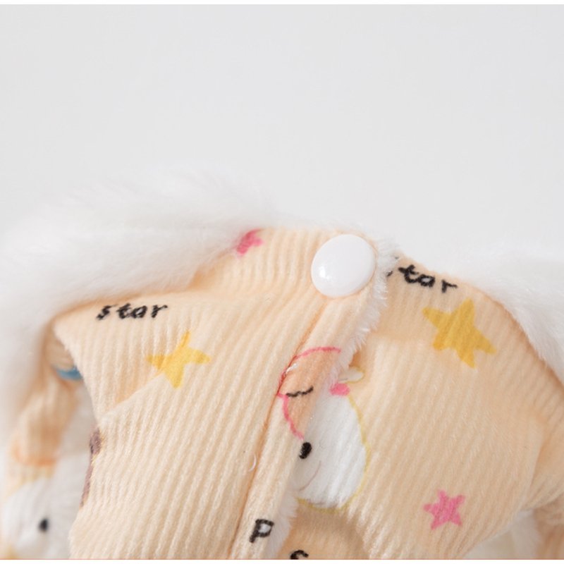 Winter Fleece Teddy Dress Cute 3D Ears - Pet Cotton Coat Puppy Winter Warmth Hooded Clothes Pet Supplies