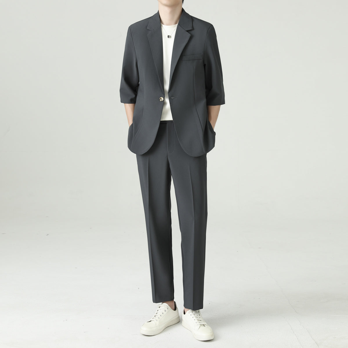 Mens Spring Lightweight Fashion Casual Set