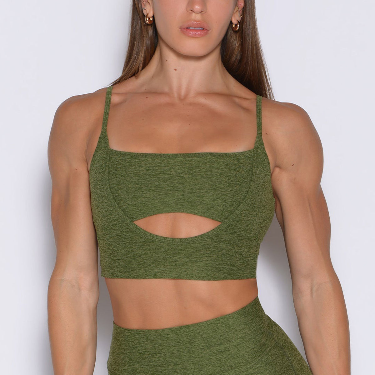 High-elastic Hollowed-out Fitness And Pilates Sports Bra