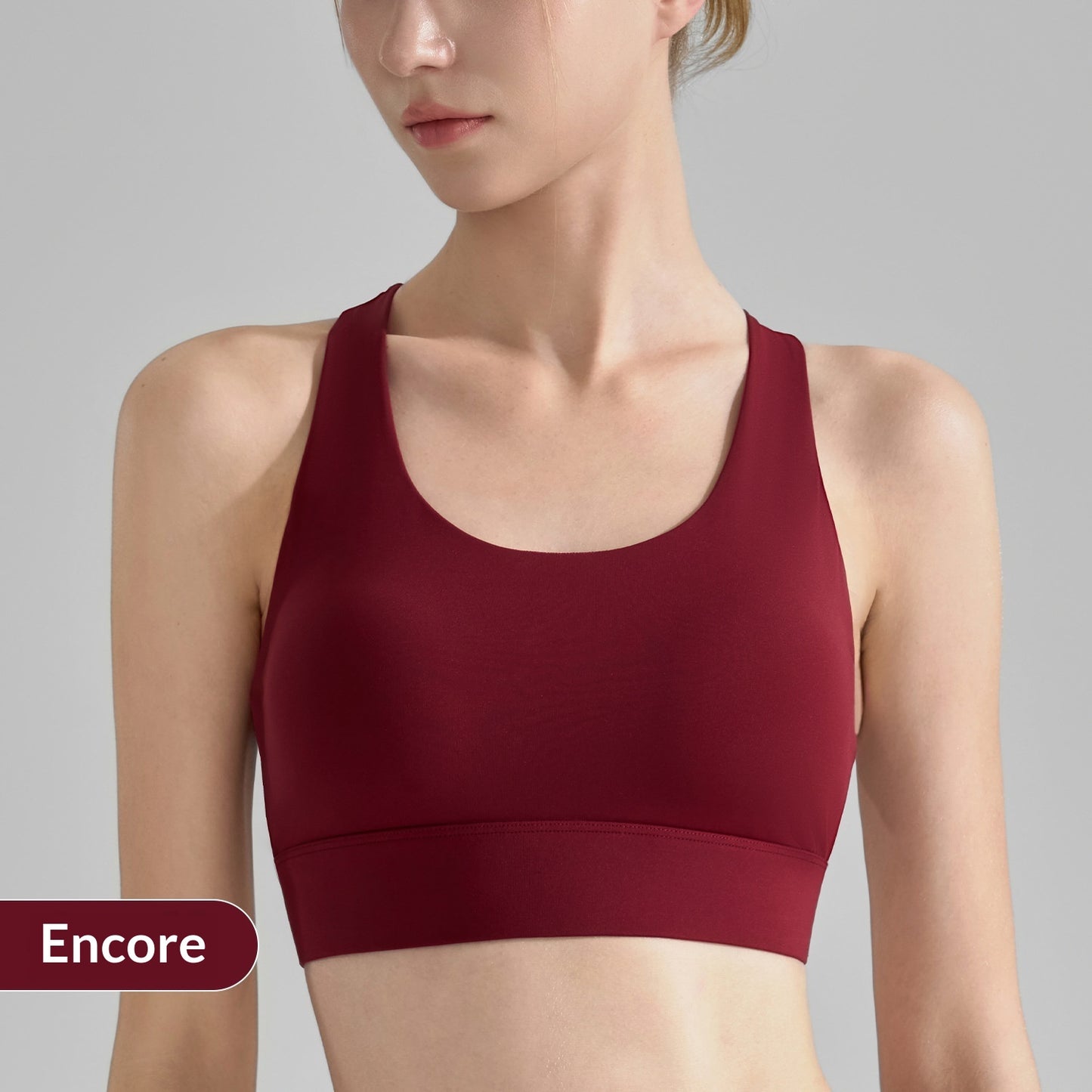 Cross Back Yoga Fixed Cup With Side Support Fitness Vest