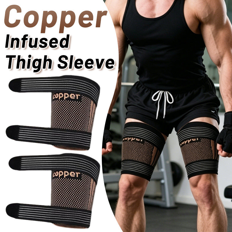 Sports Fiber Nylon Compression Fitness Knitted Leg Sleeves