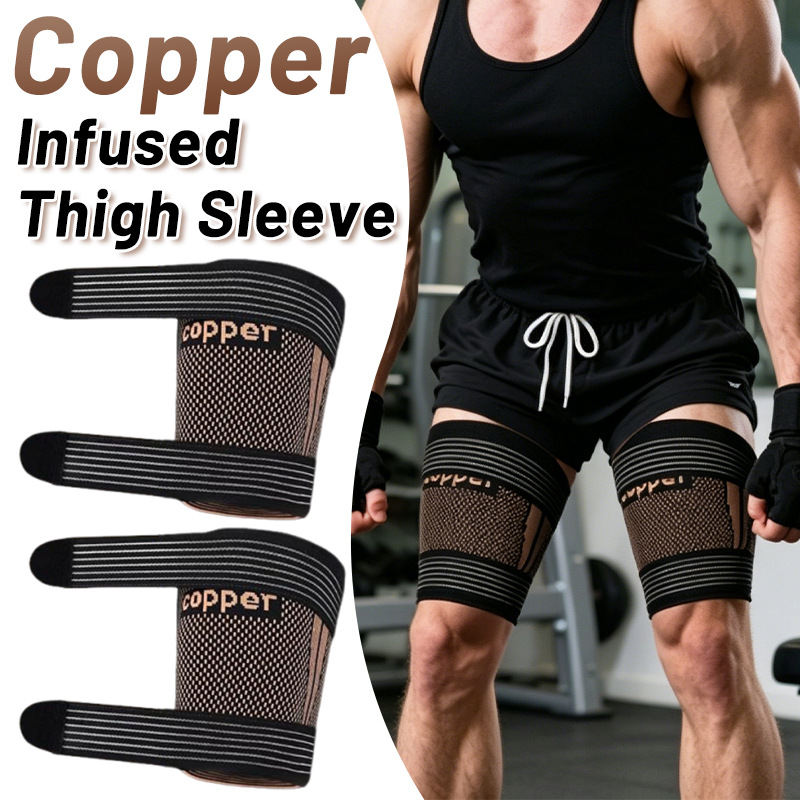 Sports Fiber Nylon Compression Fitness Knitted Leg Sleeves