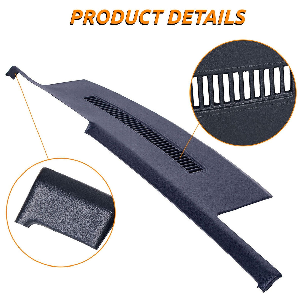 FOR CHEVY SILVERADO C-K 1500 1988-1994 1993 92 Dark Blue Dash Cover Cap Overlay
