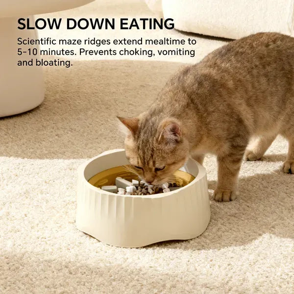 Blue Dual-purpose Slow Food Bowl, Fast&slow Food Can Be Freely Switched To Adapt To Different Pet Eating Habits, Cross-border Hot Selling Pet Supplies
