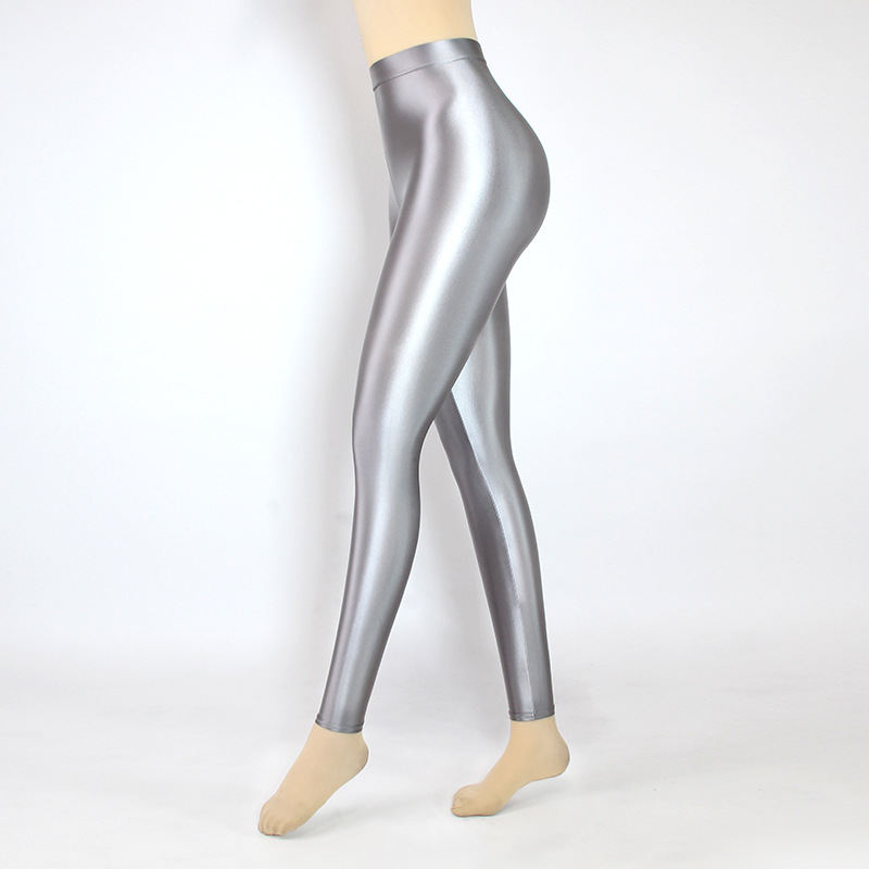 High Waist Women's Outer Wear High Elastic Cropped Leggings Yoga Exercise