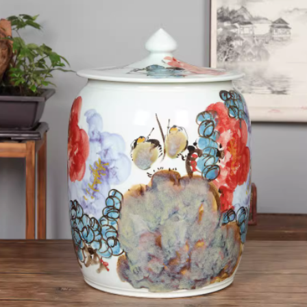 Hand-painted Ceramic Chinese-style Teapot For Puer Tea And White Tea Cakes