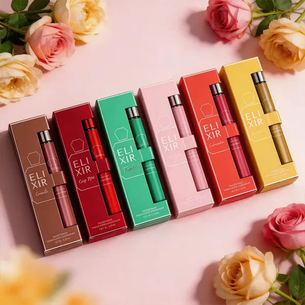 Women's 6-Piece Set Travel Perfume 35ml 1.18oz Perfume For Her PDQ Sweet Gourmand & Floral Fragrances Long Lasting For Party Night Out & Daily Wear Perfect Gift For Girlfriend, Best Friend, Mother