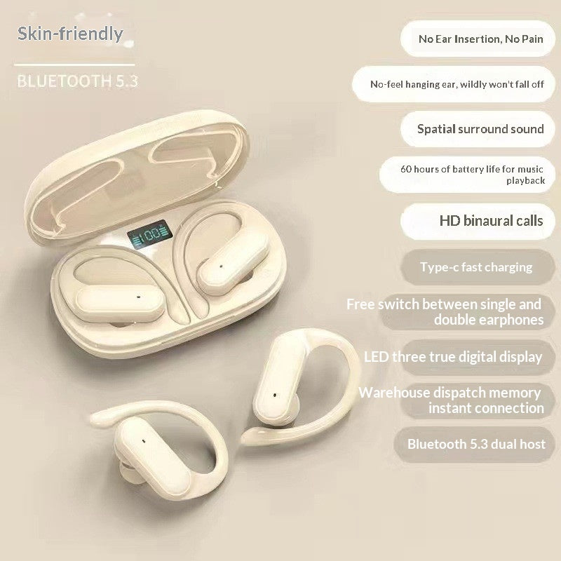 High-Capacity Smart Noise-Reducing Earbuds For Running And Sports