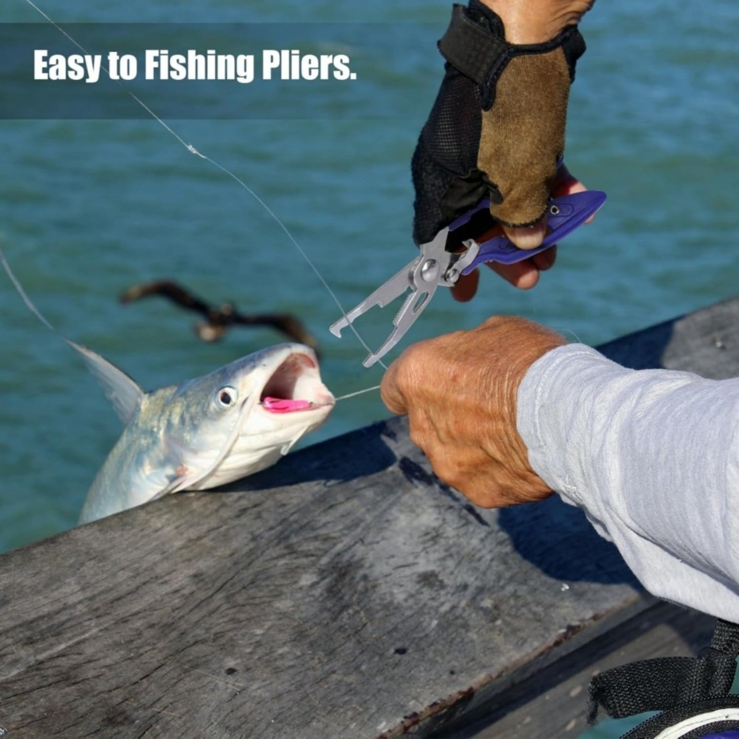 3-piece Fishing Fish Killer Set 24.5 Cm Aluminum Fish Killer Includes Fishing Pliers And Hook Remover Fishing Accessories For Beginners Outdoor Carp And Trout Fishing