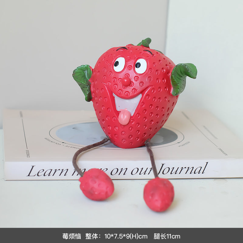 6 Cute Fruit Models, Indoor Decorations, Christmas Gifts, Adding Natural Elements And Warm Atmosphere To Your Indoor Decoration