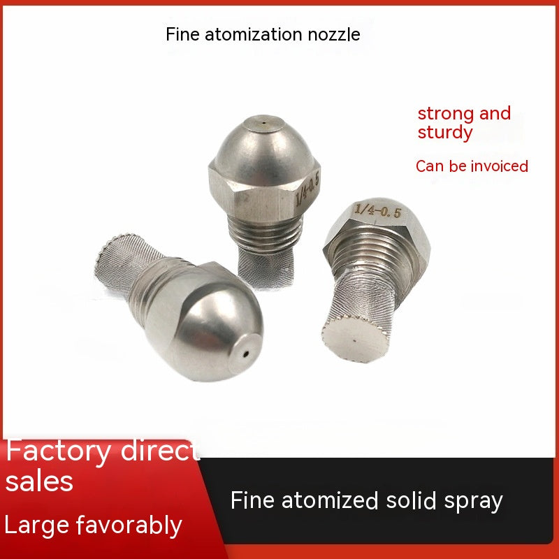 High And Low Pressure Fine Atomization 304 Stainless Steel Nozzle 2 Points Humidifying And Cooling Methanol Combustion Head