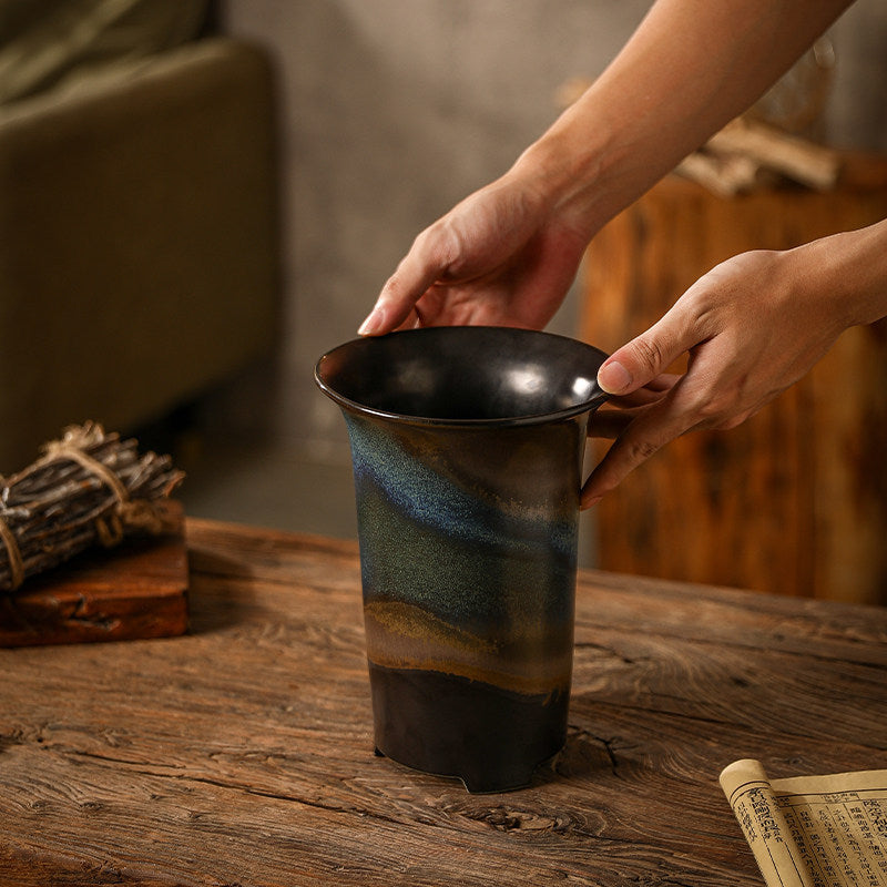 Ceramic Flower Pot Home-use Zen-style Tabletop Decoration