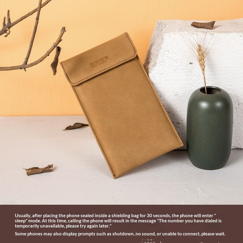 Mobile Signal-blocking Bag Radiation Shield Anti-tracking Electromagnetic Isolation And Physical Isolation